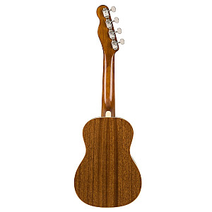 Fender Zuma Classic Concert Ukulele, Walnut FB, Candy Apple Red